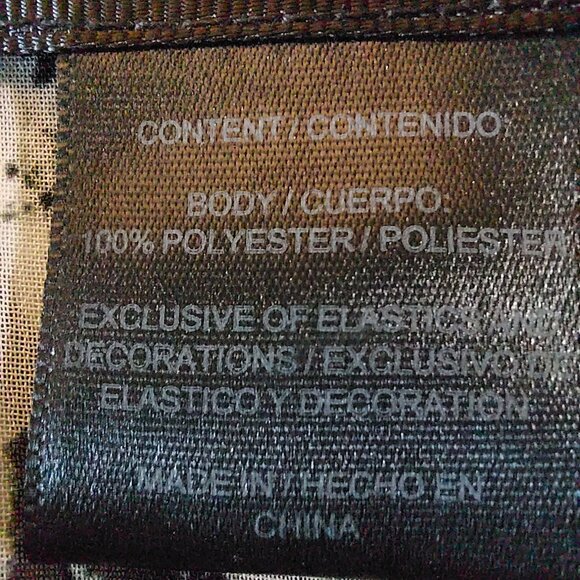 KARDASHIAN KOLLECTION Zebra Print Ruffle Neck Long Sleeve Blouse, Size L - Picture 5 of 10